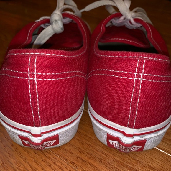 Vans Shoes - Red Vans in the style “Era”
